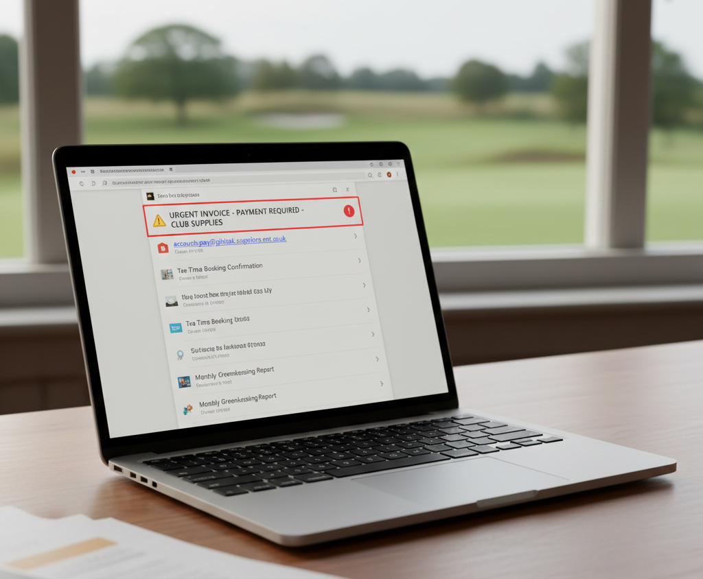 Stopping Invoice Fraud at Golf Clubs: How Criminals Trick Your Team