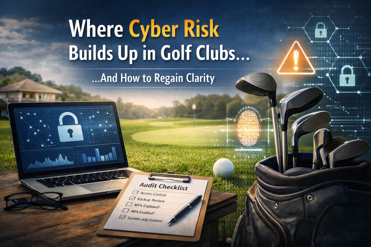 Where Cyber Risk Quietly Builds Up in Golf Clubs (And How to Regain Clarity)