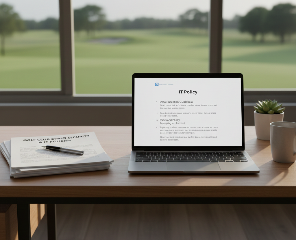 Why Golf Clubs Need an IT Security Policy (And What Should Be in It)